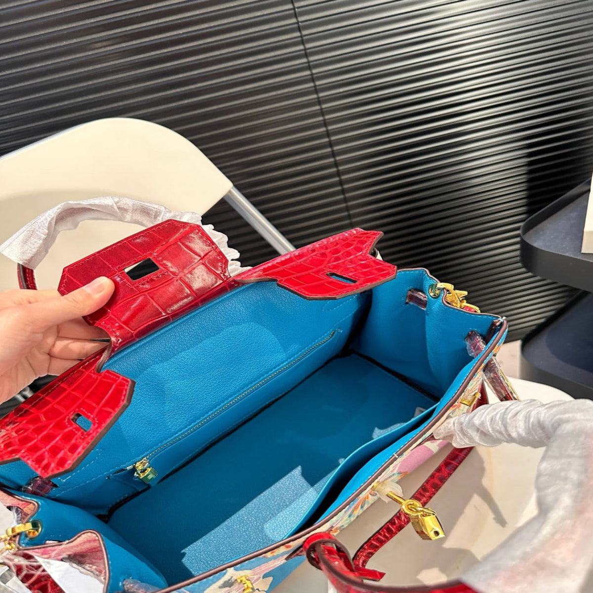 Hermes Birkin Cowhide Bag