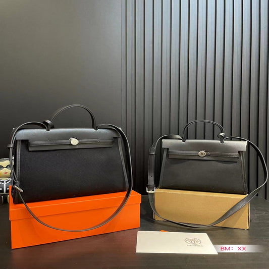 Hermès Herbag Canvas Tote Bag