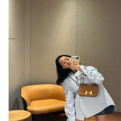 Hermès Cowhide Flight Bag