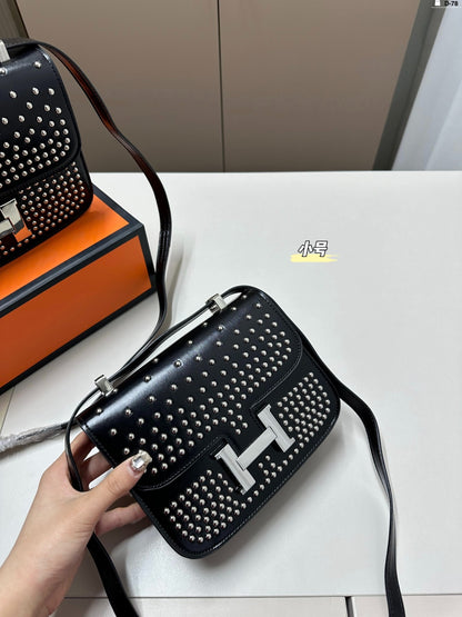 Hermès Studded Constance Bag