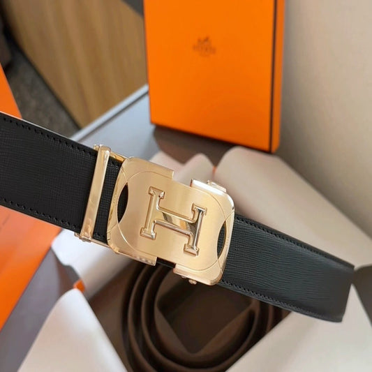 Hermès Classic Leather Belt for Men
