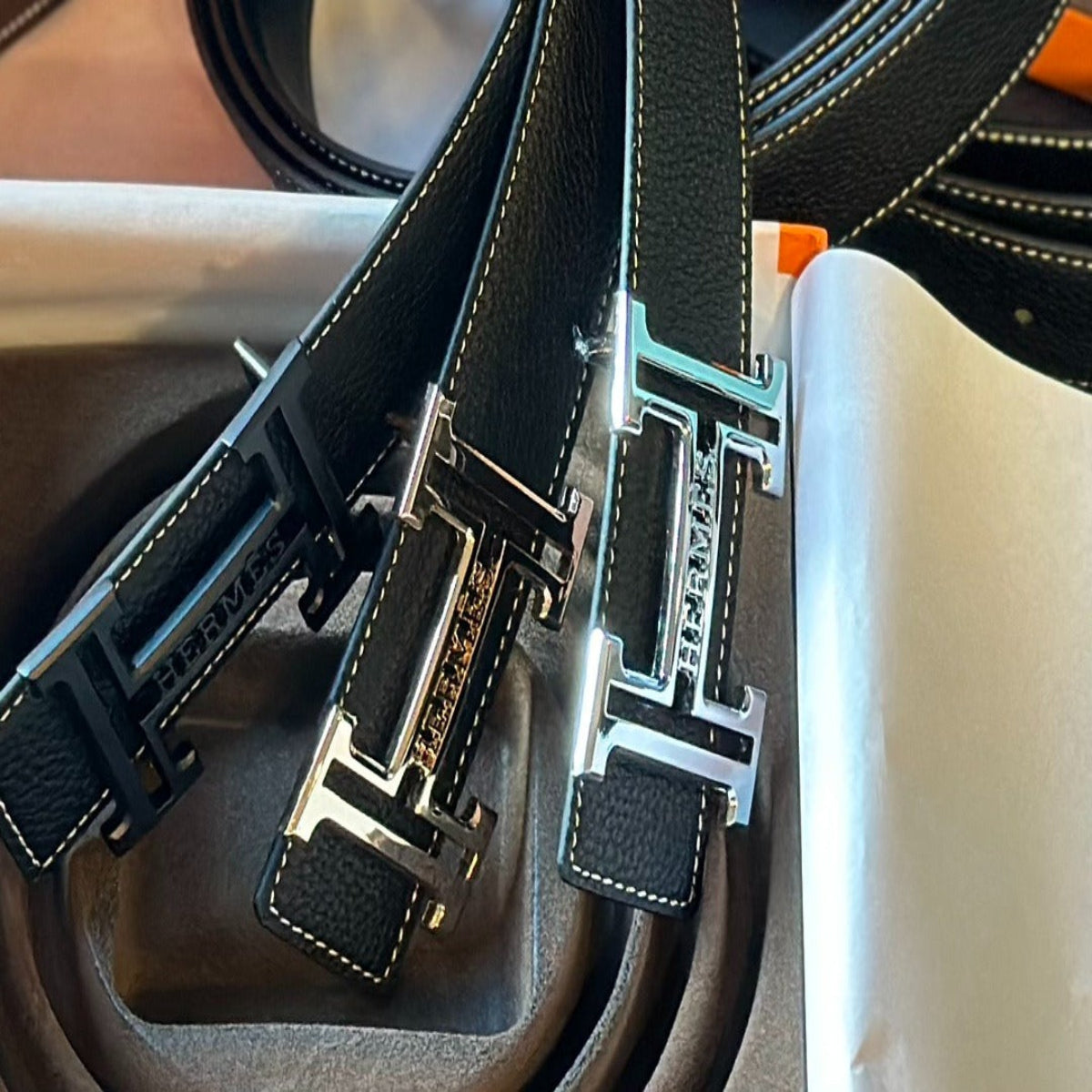 Hermès High-End Cowhide Leather Belt