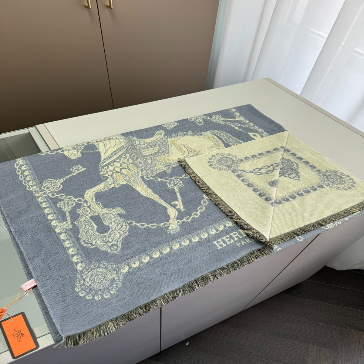 Hermes Silk Scarf