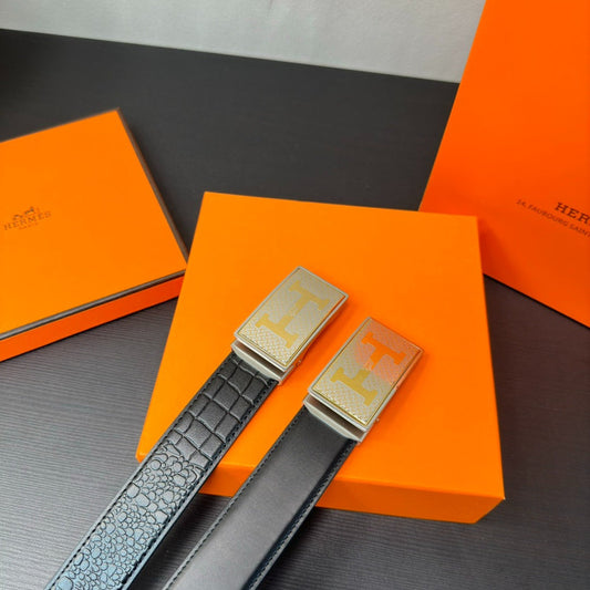 Hermès All-Steel Buckle Belt