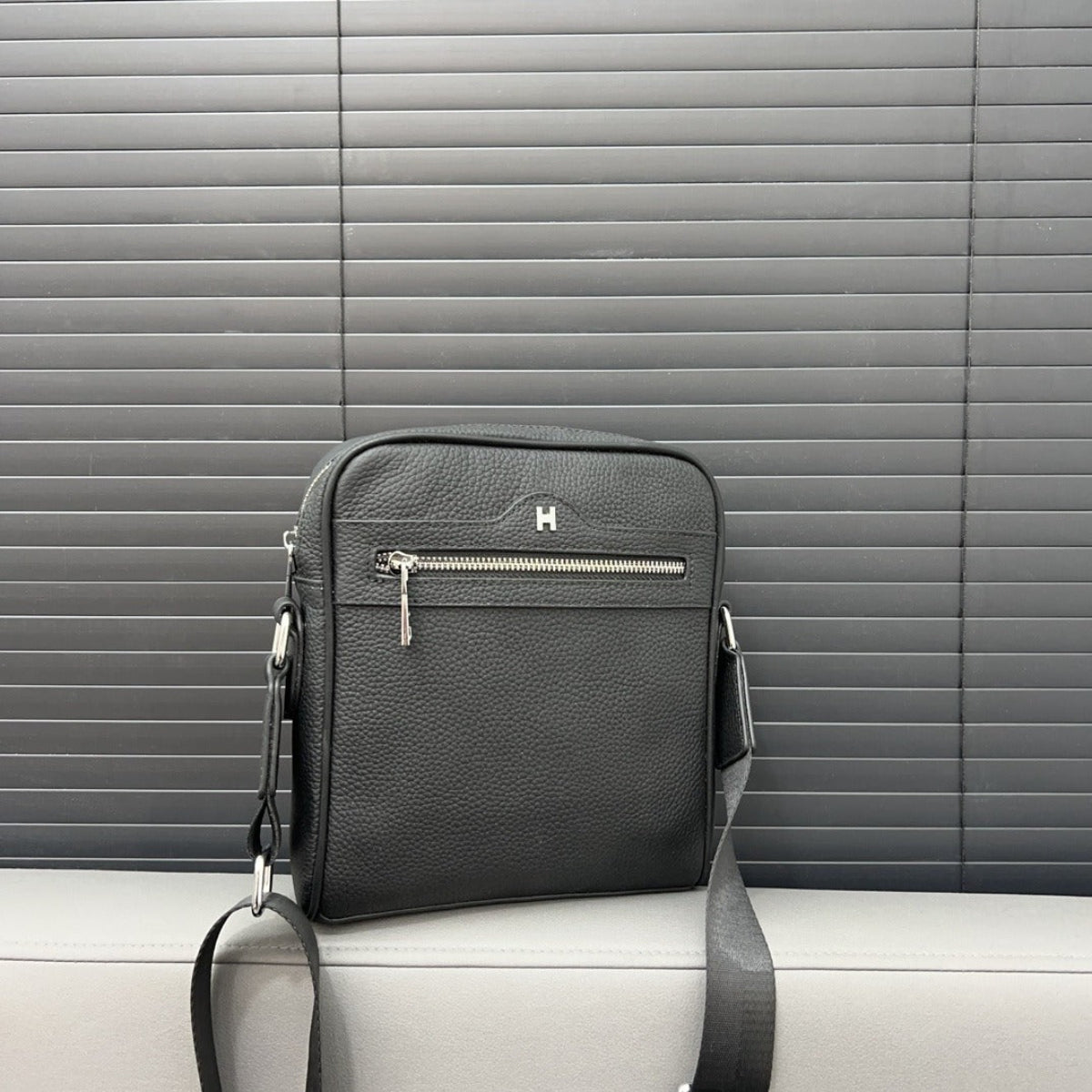 Hermès Embossed Leather Bag