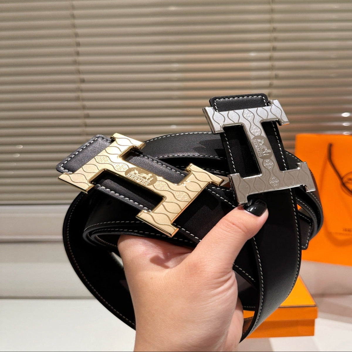 Hermes Cowhide Leather Belt