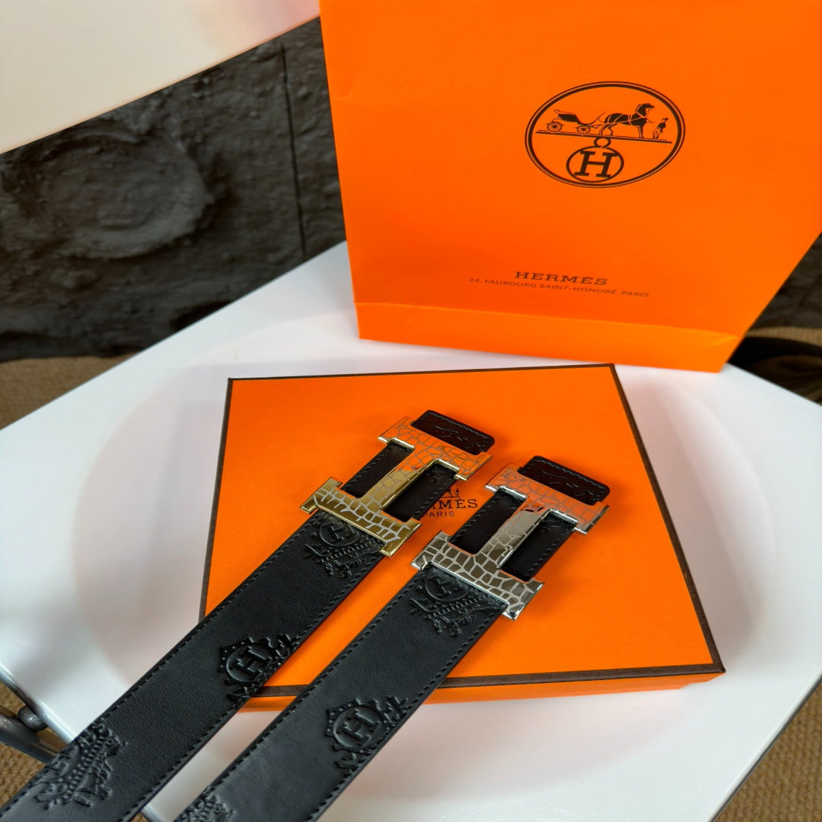 Hermès Replica Leather Belt