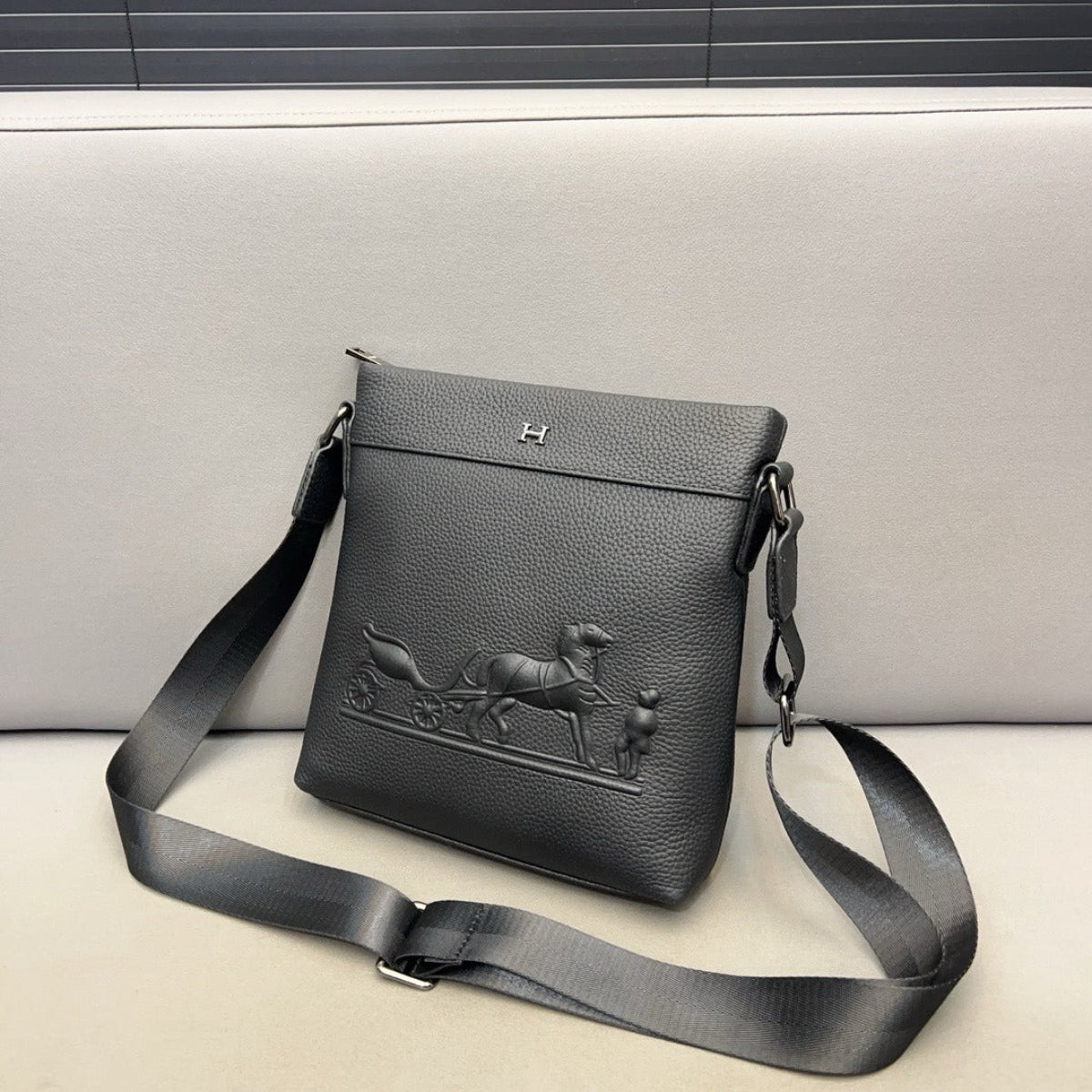 Hermès Men's Leather Crossbody Bag