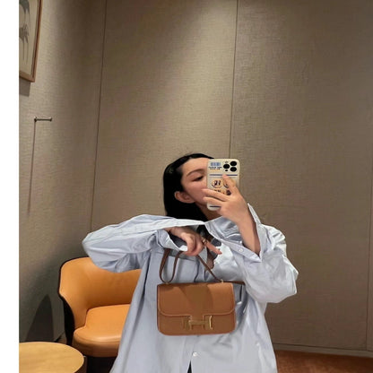 Hermès Cowhide Flight Bag