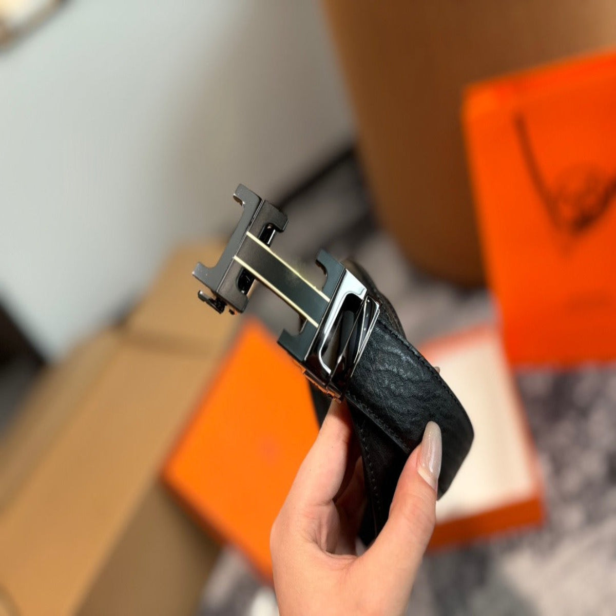 Hermès Cowhide Leather Belt