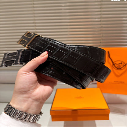 Hermes Cowhide Leather Belt