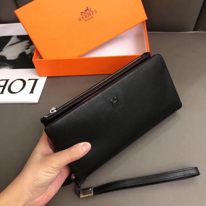 Hermès Black Clutch 21x10 Bag