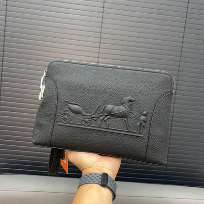 Hermès Leather Clutch & Card Holder Bag