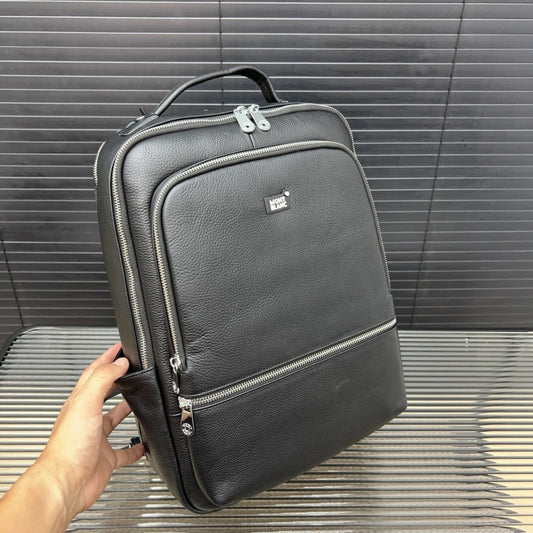 Hermès Montblanc Leather Laptop Backpack