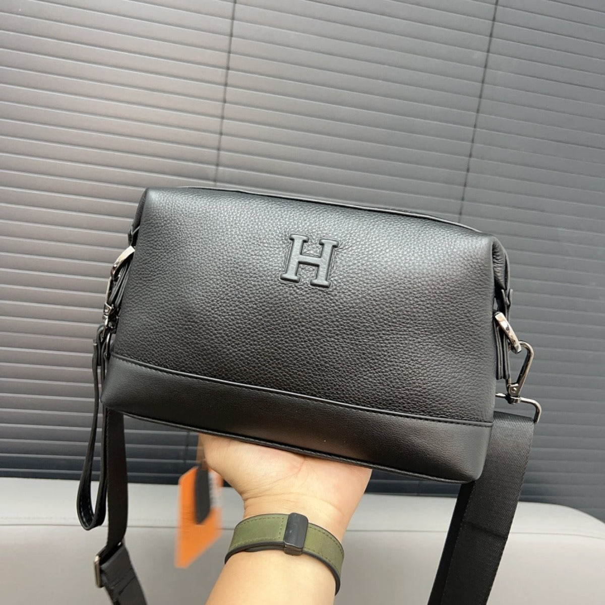 Hermes Cowhide Clutch Bag