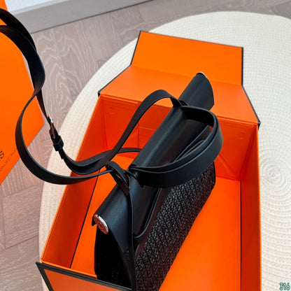 Hermes Woven Handbag