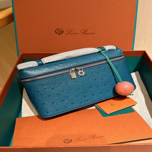 Hermès Loro Piana Ostrich Leather Bag