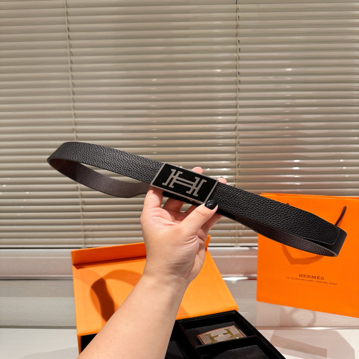 Hermès Cowhide Leather Belt