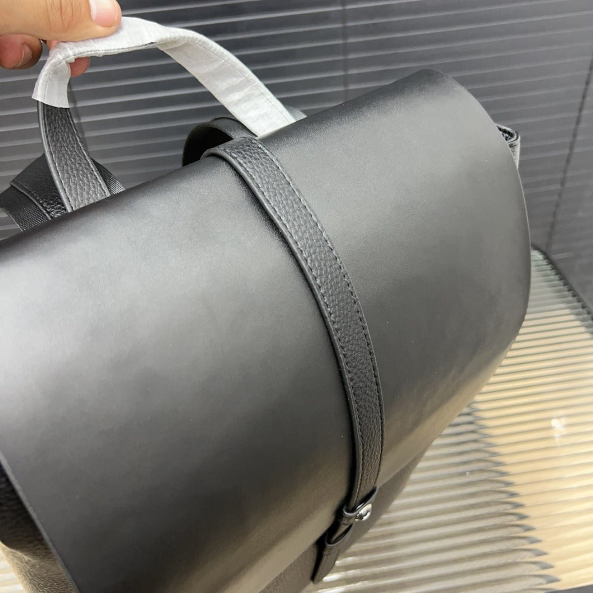 Hermès Montblanc Leather Backpack