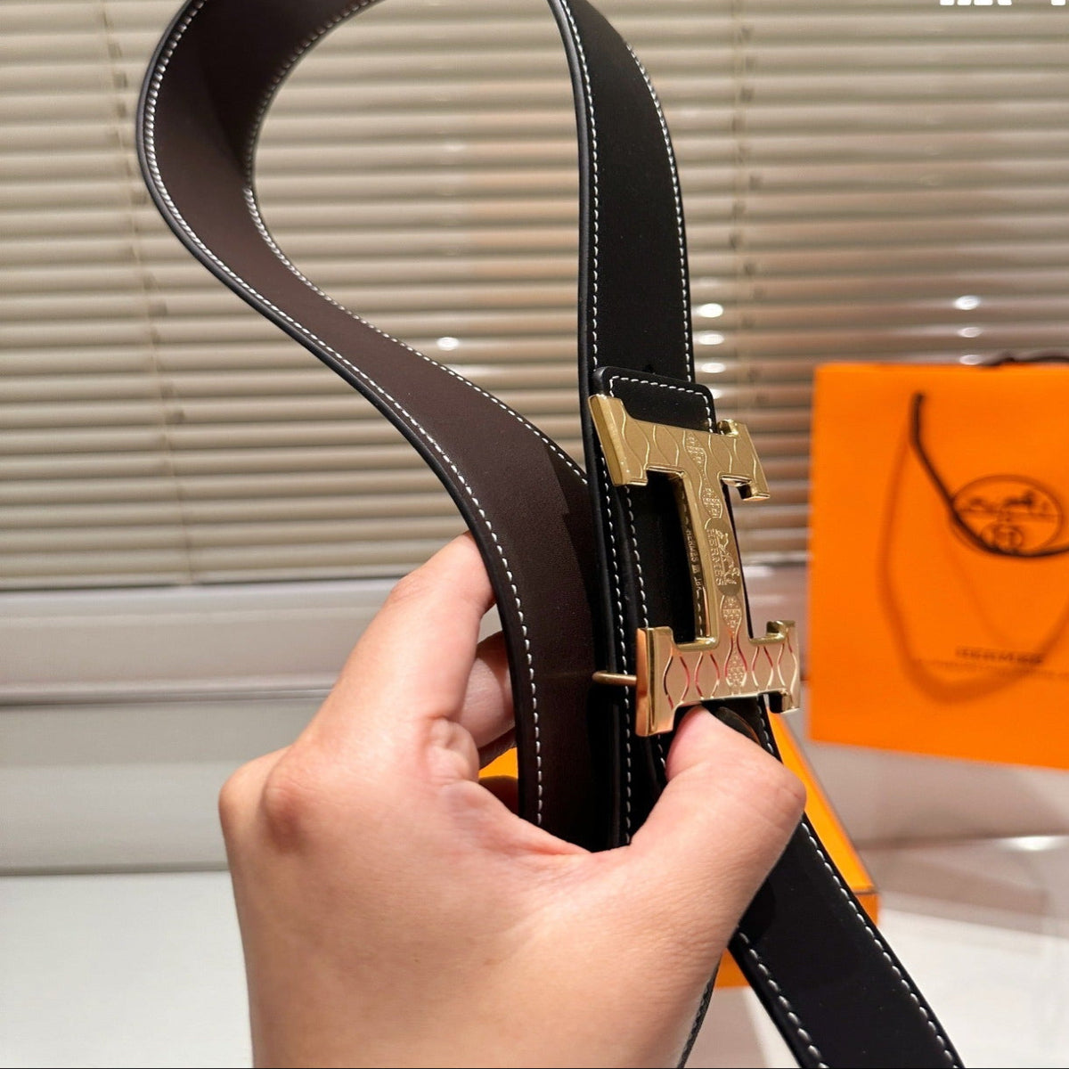 Hermes Cowhide Leather Belt